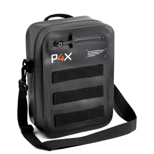 P4X Waterproof Molle Pouch - Ideal EDC Pouch Organizer for Medical Gear, Flashlight, Firestarter, Phones and More