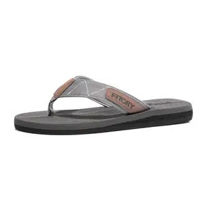 FITORY Men's Flip-Flops Comfort Slippers Thongs Sandals for Summer Beach Size 6-15