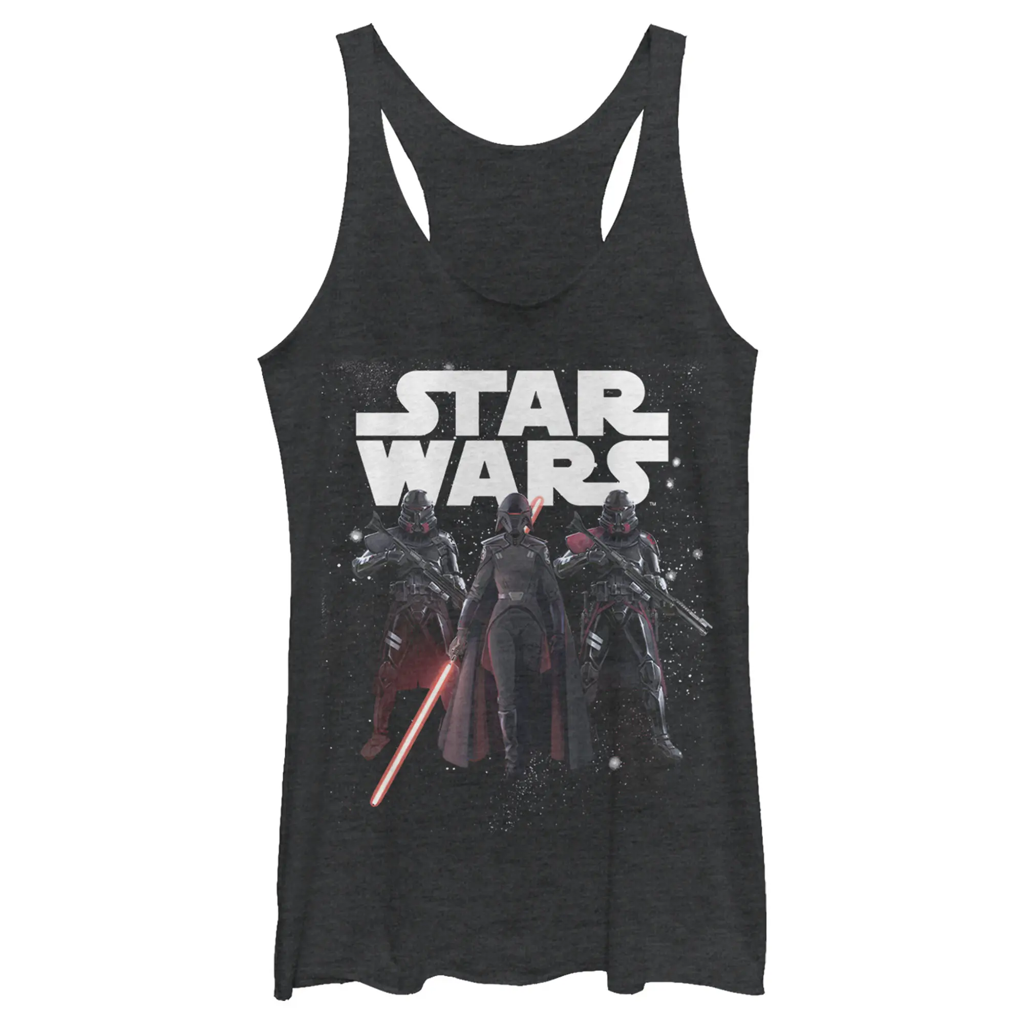 Women's Star Wars Jedi: Fallen Order Starry Inquisitor Racerback Tank Top
