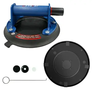 Professional 8-Inch Vacuum Suction Cup, 200kg Load Capacity, Ideal for Granite Glass Tile Lifting System, Non-Slip Handle Design