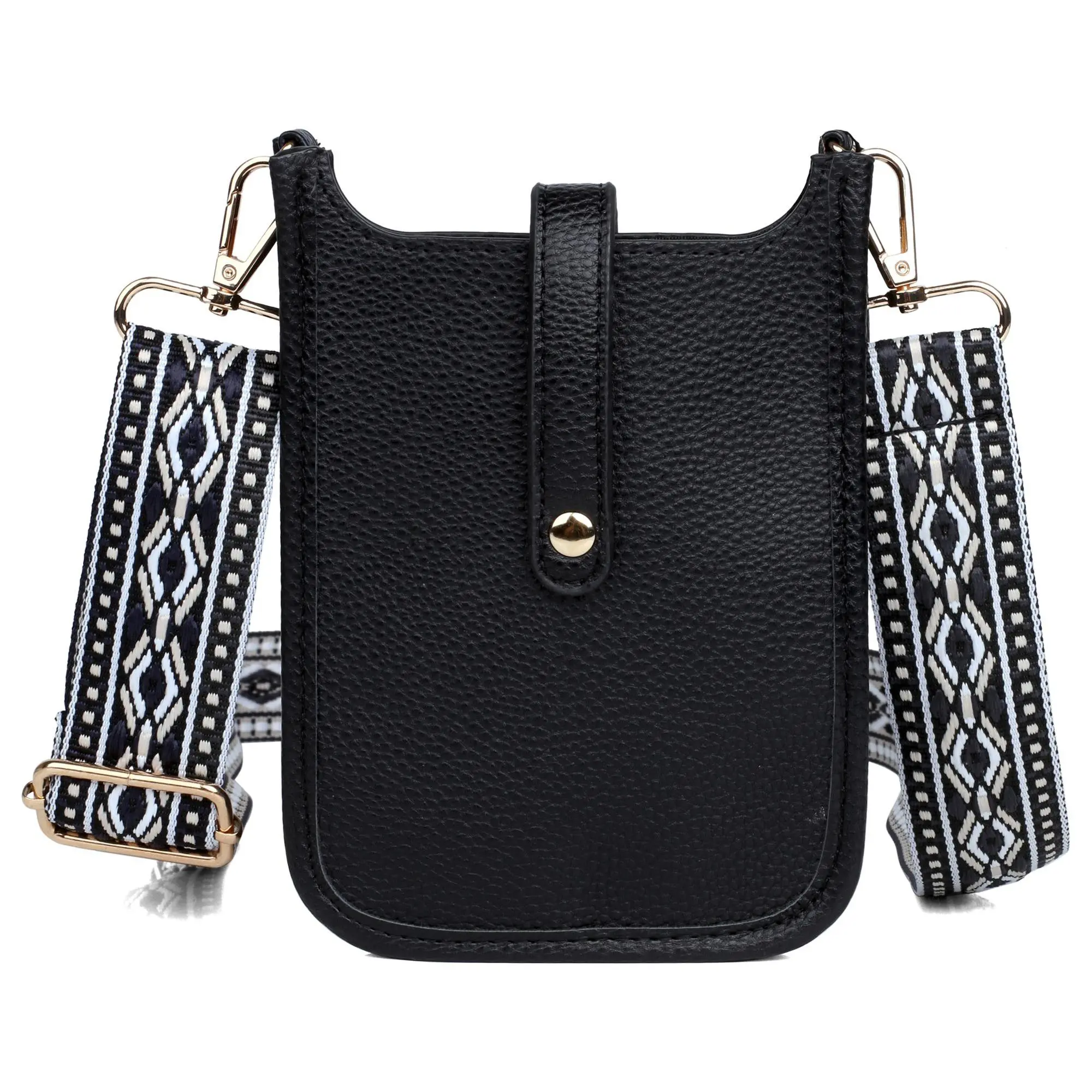 Julia Buxton Hobo Cellphone Vegan Leather Crossbody