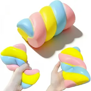 5.5 Inch Large Slow Rising Squishy Toys, Food-Shaped Slow Rising Squishies, Soft Foam Squishy Fidget Toys for Anxiety Relaxation, Giant Squeeze Toy for Decompression