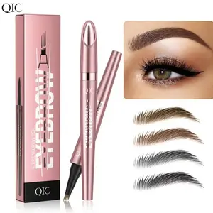 Light-Drawing Eyebrow Penci Waterproof Micro-Fork Eyebrow Pencil,Long-LastingBrow Pen for Natural Hair-Like Strokes,Smudge-Proof Makeup Tool for Daily Use & Soft Glam