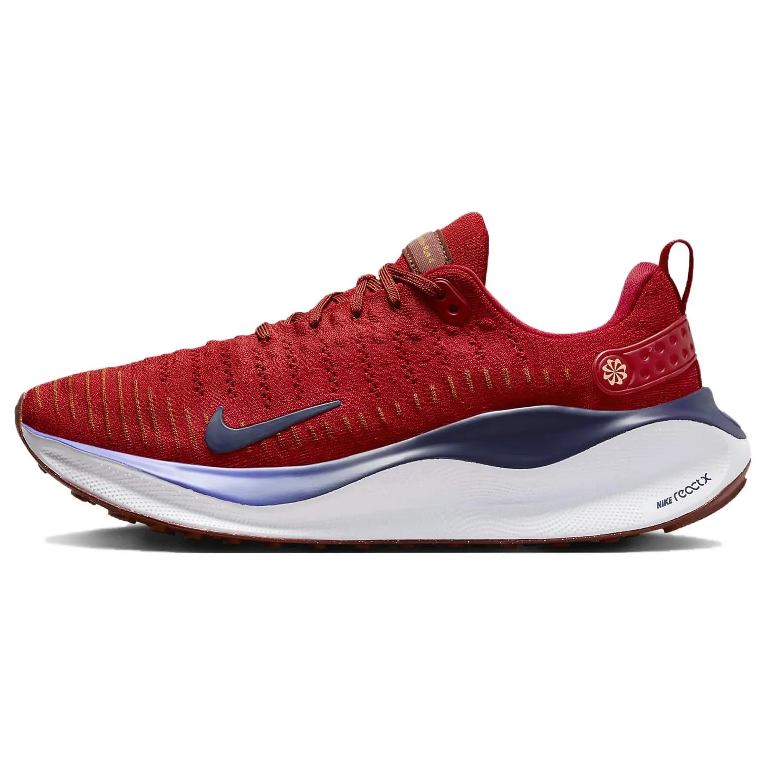 Nike Infinity Run 4 University Red Midnight Navy Cushioned Breathable Low Top Casual Running Shoes Men's DR2665-600