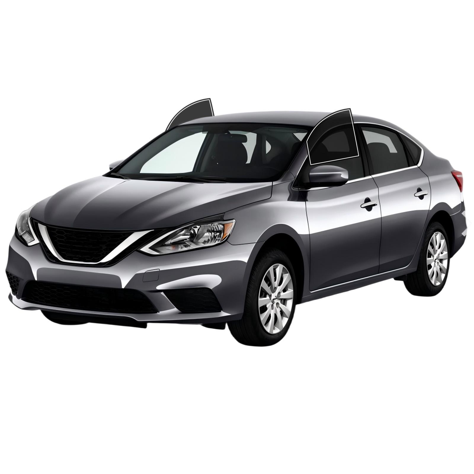Precut Window Tint Film For Nissan Sentra 2013-2019 Window 2Ply Anti-Shatter, UV Block, Privacy Protection, Easy Install, No Trimming Needed,Heat & Glare Reduction
