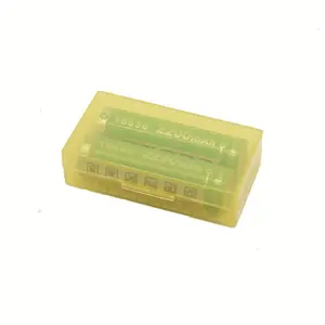 PP18650 Battery Box Waterproof Storage Box 2 Batteries Transparent Storage Boxes Jewelry Organizer Storage Containers