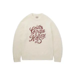 Mens Feather Pullover Sweater