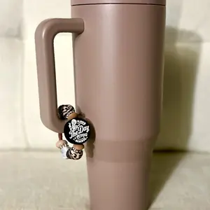 Custom Cup/Bag Charm, for Stanley, HydroJug, simple modern, Bogg bags, backpacks and many more!
