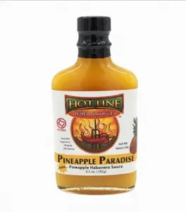 Pineapple Paradise Habanero Hot Sauce | Sweet Tropical Heat | Gluten Free | Go Texan | Texas Craft | 6.5oz
