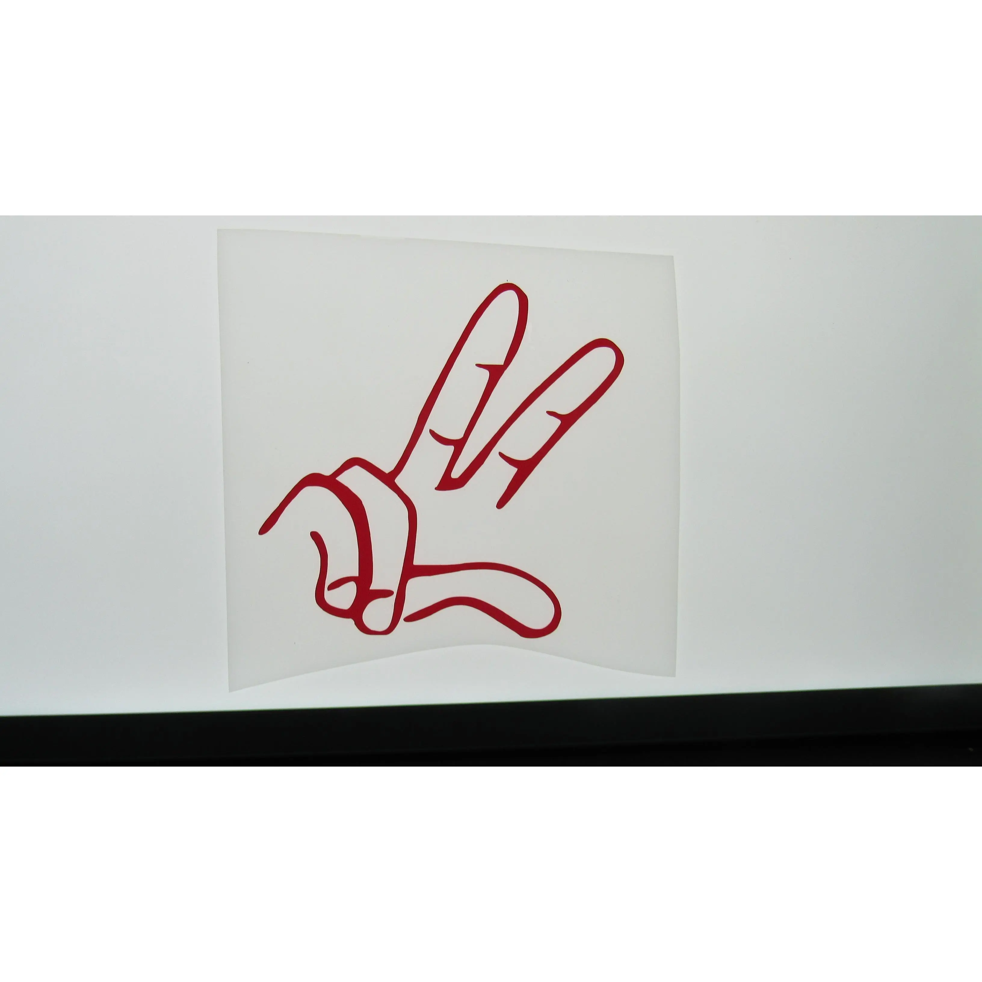 Two Finger Wave Decal