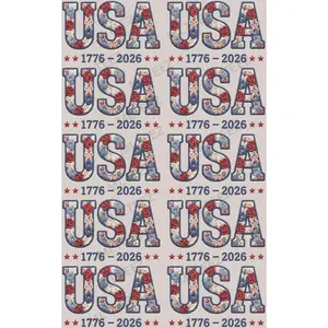 USA (3) PREMADE GANGSHEET - 22X36 DTF TRANSFERS - DIRECT TO FILM