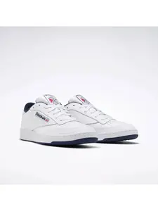 Reebok Men's Club C 85 White Navy Shoes Reebok Men's Club C 85 White Navy Shoes