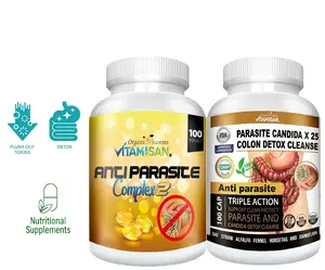 Antiparasitic - ANTI PARASITE COMPLEX detox cleanse kit Helps Intestinal Health