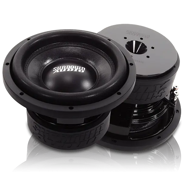 Sundown Audio SA-Classic SACL10D2 10 inches Car Stereo Speaker - 750-watts 2-Ohm Component Speakers, Black Motor Subwoofer with Black Aluminum 2.5” Voice Coil Former