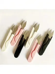 1 Pack Portable U-Shaped Thread Scissors, Compact Durable Snips For Sewing Kits, Travel, On-The-Go Craft Projects, Effortless Thread Cutting, Ideal For Quilting, Embroidery, DIY, General Crafting, Must-Have Tool For Tailors And Sewing Enthusiasts