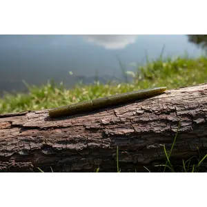 5" Stick Bait Green Pumpkin 8 pkg Hand poured soft plastic made in USA