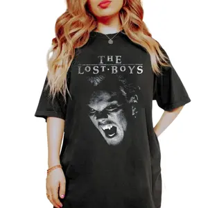 Retro The Lost Boys Movie Shirt, Vintage Horror The Lost Boys Aesthetic Shirt, Horror Shirt, The Lost Boys T-shirt, Halloween Costume, The Lost Boys T-shirt, Horror Movie T-shirt, Shirt, T-shirt Comfort Cotton Crewneck Soft Underwear Top