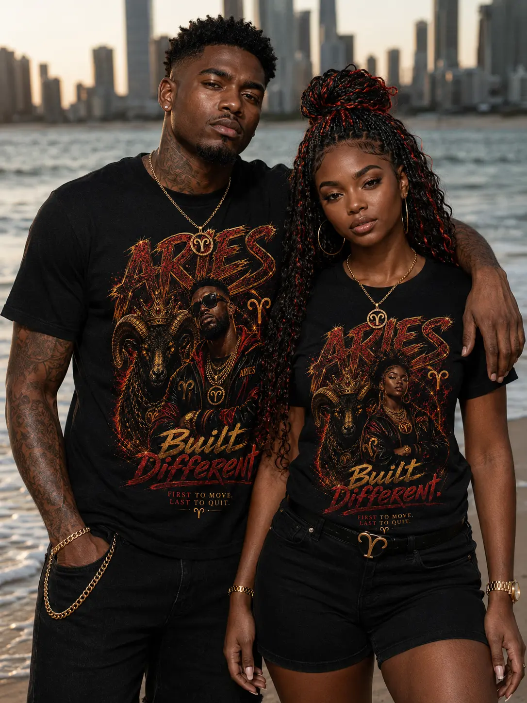 Aries: Built Different Tee Cotton Menswear