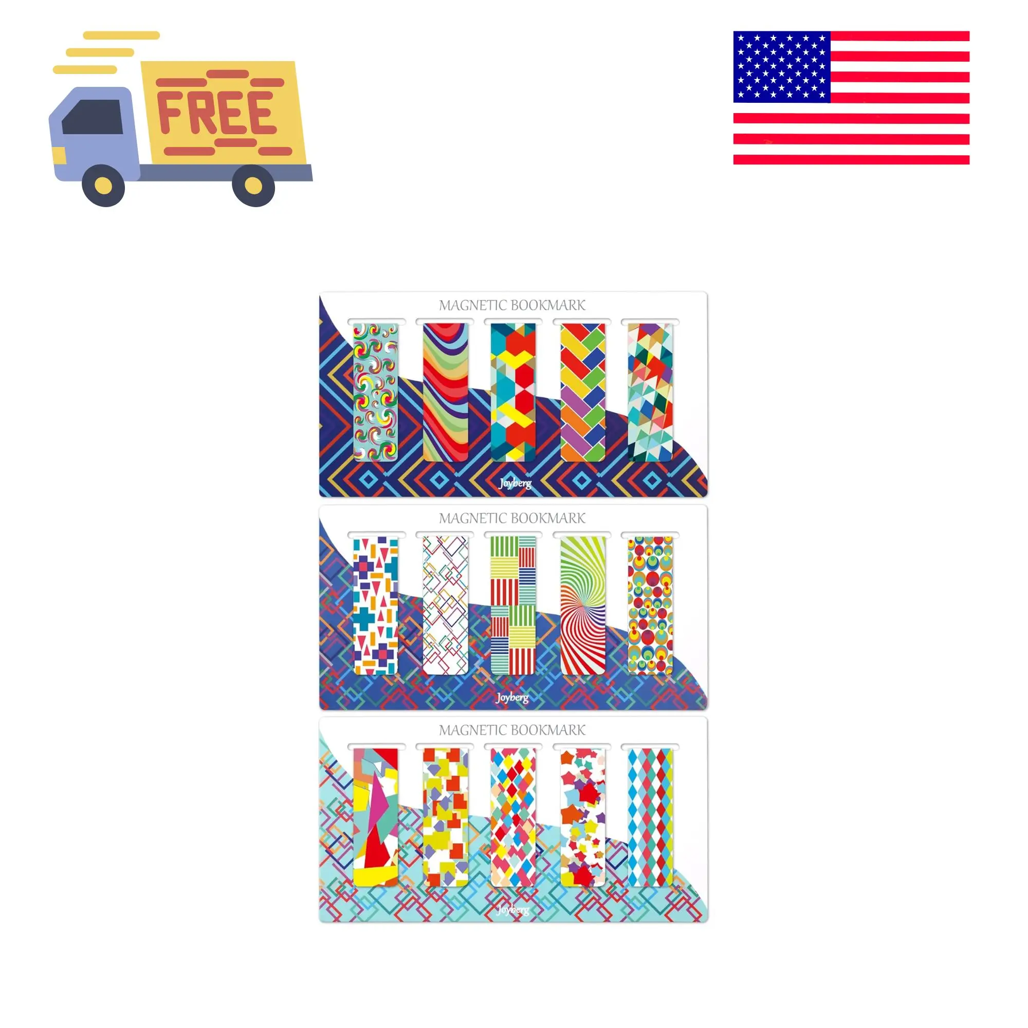 15 Pieces Bookmarks, Magnetic Bookmarks for Women, Page Markers for Students