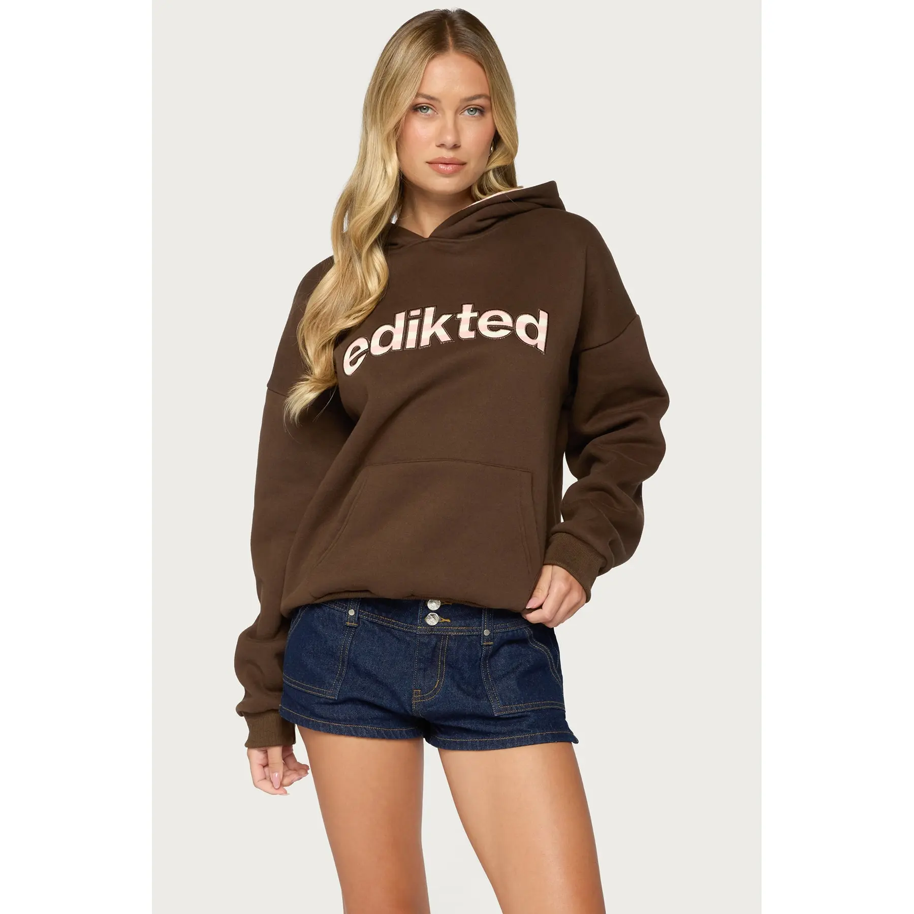 Edikted Stripey Hoodie