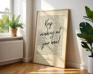 [Bookish Wall Art_SALES UPTO 50%_unframed poster] ACOSF Cassian Quote Print A Court of Silver Flames Fantasy Book Wall Decor