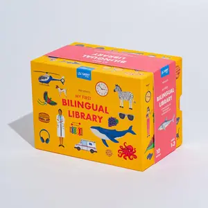 My First Bilingual Library – Spanish-English Vocabulary Board Book Set for Kids