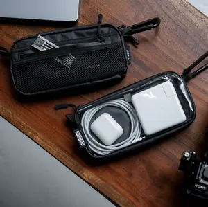 GOBAGS - NEO Production Zipper Bags - Electronics & Camera Accessories Bag - Cable organizer, Gear Accessory Pouch, Travel Camera Essentials