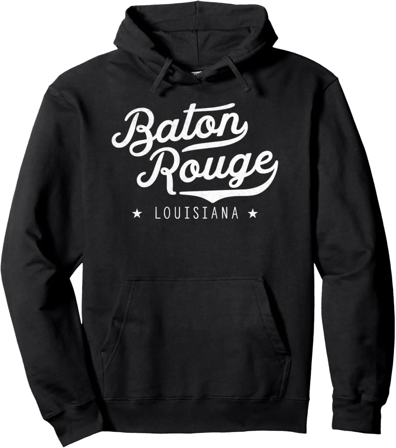 Classic Vintage Retro Baton Rouge Louisiana Home Pullover Hoodie