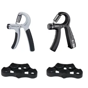 4-Piece Forearm Trainer, Grip Trainer, Hand Trainer, Finger Trainer, Load Range 5 kg - 60 kg with Counting Function (0-99) for Fitness Strength Training and Forearm Strength Training