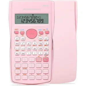 Scientific Calculator, 2 Line Cute Scientific Math Calculator Function Calculator for Students Algebra Geometry Basic Caculator for Middle and High School Students College School Supplies ()