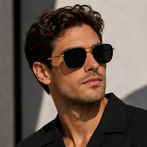 Unisex Polarized Pilot Sunglasses - 2026 Trendy Metal Frame, Multi-Color Fashion Eyewear Accessories for Men & Women