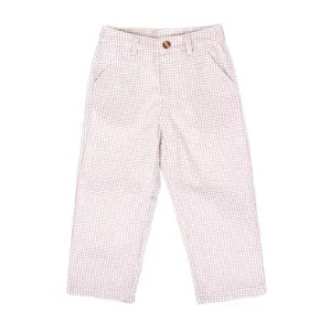 Classic Whimsy Tan Gingham Standard Pants - Classic Design, Comfortable Fit, Perfect for Everyday Wear