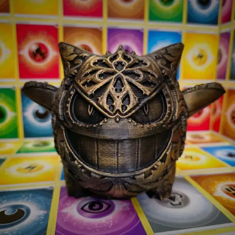 Gengar-Inspired Ornamental 3d Print