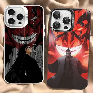 Kenpachi Zaraki Bleach Anime Phone Case For iPhone 16 15 14 13 12 11 Pro Max X XSMAX Matte Shockproof Back Cover