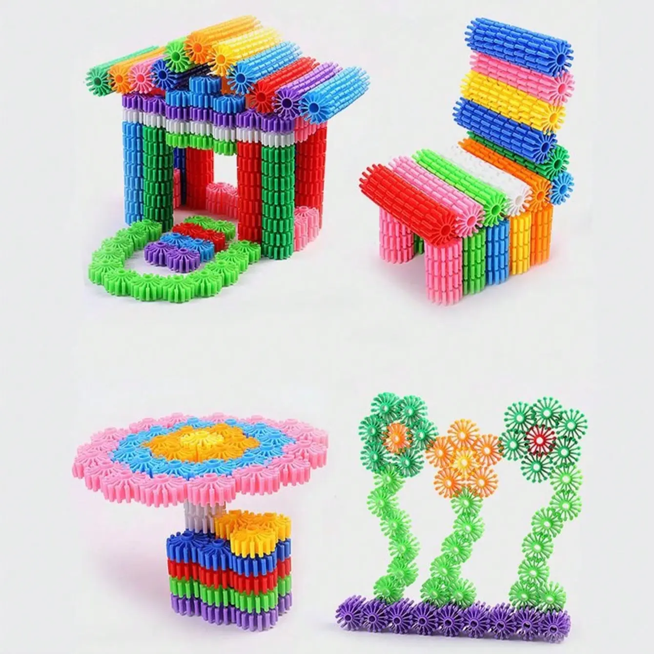 50/100/150 Piece Large Gear STEM Building Blocks Puzzle Toy, Assembly Jigsaw Toy, Gift, Gear Connecting Toy for Kids, Bricker Build Sets, Creative Building Set, Building Block Kit