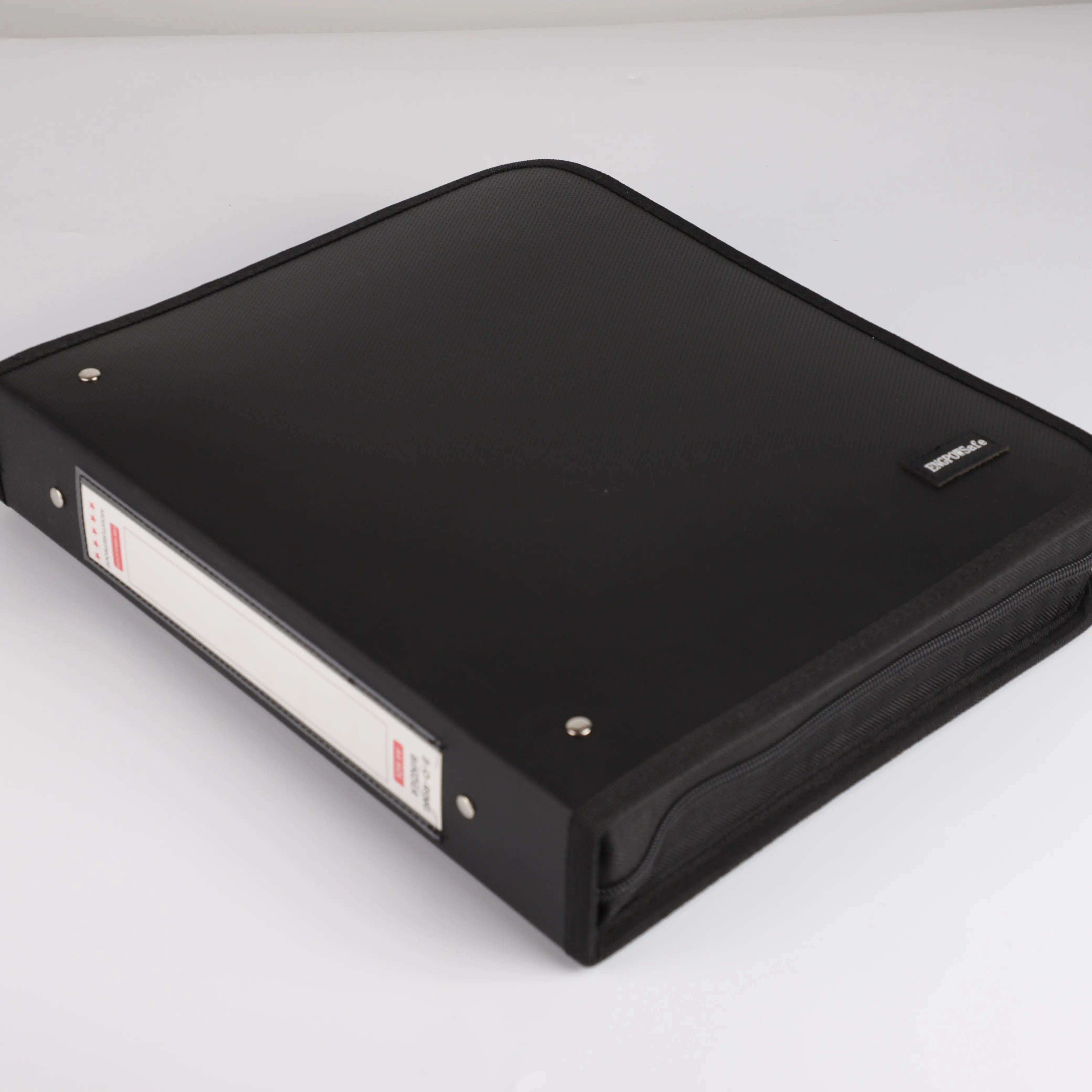 ENGPOWSafe Fireproof & Dust-Proof 3-Ring Binder with Zipper & Reflective Strip