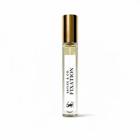 Sayles & Co. FIXATION 10ML Spray - Smooth and Addictive Scent, Captivating Fragrance, Essential-Oil Rollerball, Long-Lasting Perfume