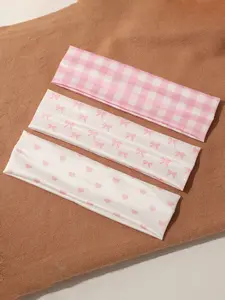 Women's Printed Sports Headbands, Sweat-Wicking Running Towels, Fitness Hair Bands, Sporty Style, Elastic Headband, Sweat Absorbing Headband, All Seasons