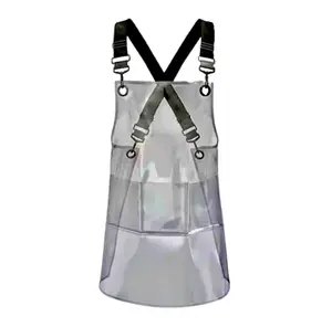 Transparent Apron with Adjustable Straps