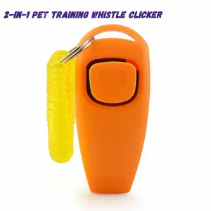 Multifunctional Dog Training Device 2-in-1 Pet Clicker & Dog Whistle Training Tool Pet Supplies