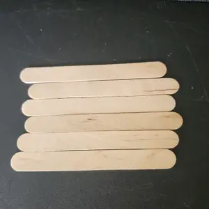 Laser Enrgaved Popsicle Sticks Natural Set of 10 Jumbo or Regular Size