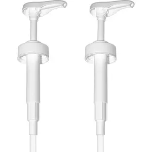 Heavy-Duty Leak Proof Gallon Pump Dispenser, Non-BPA Plastic Pack of 2, Fits Plastic or Glass Gallon Jugs for Commercial and Household Use