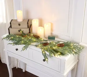 Martha Stewart Set of 2 Illuminated 36" Blue Spruce Branch Picks