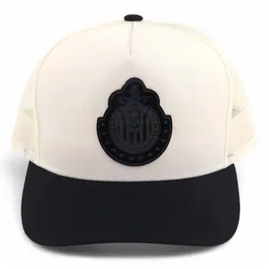 Las Chivas de Guadalajara Hat - Snapback Trucker Cap with Acrylic Patch, 60% Cotton 40% Polyester, Unisex Fashion Accessory