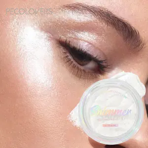 Brightening Silkworm Highlight Eyeshadow ,White Pearl Eyeshadow Glitter Pearlescent Long-lasting Face