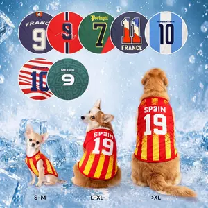 1pc Dog Football Style Summer Clothes, Ideal for Outdoor Activities, Keeps Dogs Cool and Comfortable, Perfect for Hot Weather