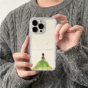 Phone Case - Tiana'S Magical Affection Case - Premium Soft TPU Shock-Resistant Phone Cover Compatible with Iphone 17, 16, 15, 14, 13, 12, 11 Pro Max, 14 Plus, 12