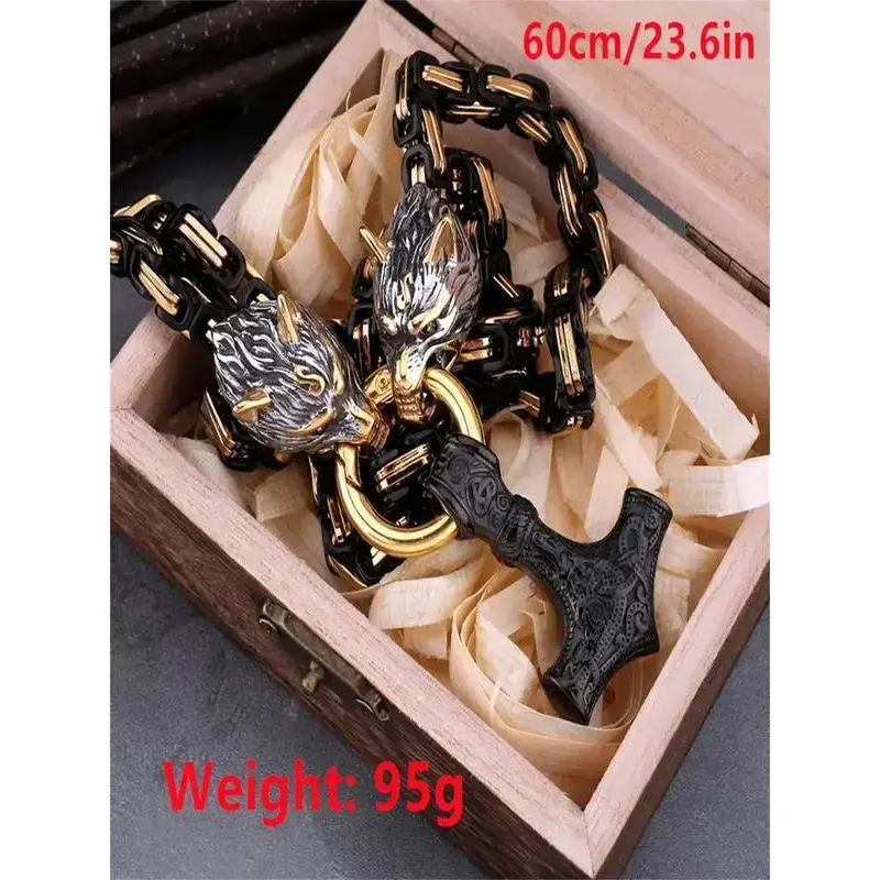 Men's Punk Style Hammer Design Pendant Necklace, Fashion Jewelry for Party, Daily Clothing Decor, Trendy All-match & Exquisite Jewelry for Birthday Gift Men's Punk Style Hammer Design Pendant Necklace, Fashion Jewelry for Party, Daily Clothing Decor, Trendy All-match & Exquisite Jewelry for Birthday Gift