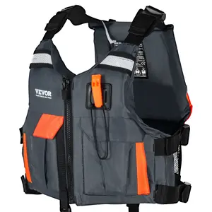 VEVOR Life Vest for Watersports (PFD), Life Jacket with Waterproof Nylon & 85N Buoyancy, Life Vest/Jacket for Any Water Activity-Fishing, Kayaking, Surfing and More, Men and Women M