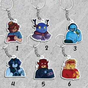 Forsaken keychain Video Game Gift, Roblox Acrylic keychain  , Two Time, Elliott, 007n7, Mafioso  Gamer Gift